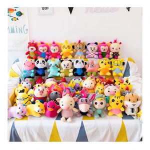 Vente chaude Personnalisé Super Doux Élégant Poupées En Peluche pour Filles Mignon Ruban Queue Décoré Animaux Anniversaire Occasion PP Coton - Product Image 1