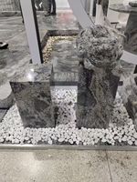 TY Shandong Granit Gris Blanc Naturel Écologique Moderne, Petite Dalle Brossée, Solution Complète pour Plans de Travail de Cuisine de Villa et de Parc