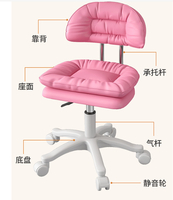 Ensemble Chaise de Manucure Professionnelle Luxe pour Salon de Manucure, Meuble Tabouret Manucure Combiné avec Chaise Roulante en Cuir