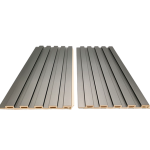 Panneau mural Melinco <span class=keywords><strong>argent</strong></span>é texturé effet nacré, vente chaude, panneau mural cannelé pour décoration murale et de plafond - Product Image 2