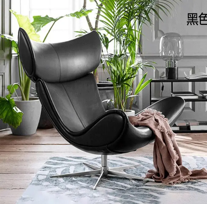 Nordic lusso imola moderno relax reclinabile tempo libero soggiorno in fibra di vetro divano poltrona sedia in pelle set sedia accento