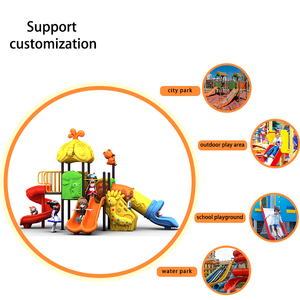 Équipement de jeux de plein air dans la zone d'escalade de Thechildren's Piscine en acier Slidedaycare Playground, Garden Swing Slide Park Slide - Product Image 4