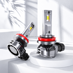 Phares LED de voiture TOPOWL H10 12V/24V 50W 12000LM 6500K IP67 étanches, tubes en <span class=keywords><strong>cuivre</strong></span>, Canbus Plug and Play, ajustement universel - Product Image 1