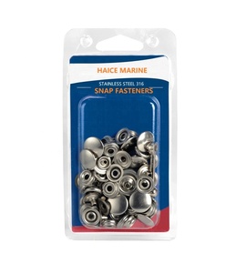 Stainless Steel 316 Marine Canvas Tent Clothes Bag Snap Button Fastener 15x14mm 3pcsx10sets Blister Packing <b>Yacht</b> Boat Hardware - Product Image 1