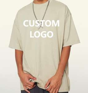 เสื้อยืดแขนสั้นลำลองไซส์ใหญ่พิเศษใส่ได้ทั้งชายและหญิงเสื้อยืดแนวสตรีทแวร์ผ้าคอตตอน100% ออกแบบโลโก้ได้ตามต้องการ - Product Image 1