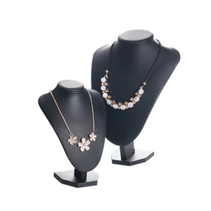 ขาตั้งโชว์เครื่องประดับแบบปรับขนาดได้หลายขนาด ทำจากเรซิ่นและกำมะหยี่ไมโครไฟเบอร์ สำหรับโชว์สร้อยคอ - Product Image 3