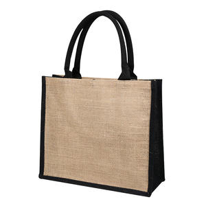 Custom jute tote tasche/jute einkaufstasche/bolsas de yute