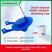 Accesorios de inodoro de plástico duro de PVC directo de fábrica, cubierta de válvula de drenaje y enchufe de válvula de parada de agua FM, uso en el baño