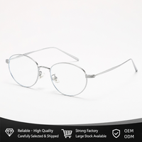 Lunettes anti-lumière bleue à monture métallique ronde, verres transparents anti-radiation UV400, lunettes optiques pour hommes et femmes, OEM ODM