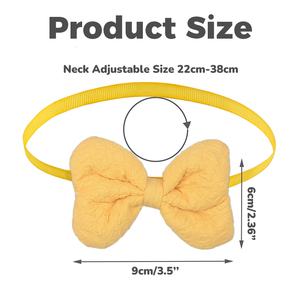 Aksesoris Kerah Hewan Peliharaan yang Dapat Disesuaikan dari Poliester Lembut dengan Ikat Pinggang Berwarna Solid yang Lucu untuk Anak Kucing dan Anak Anjing dalam 15 Warna. - Product Image 2