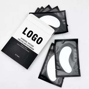 Toptan stok hidrojel jel yamalar tüysüz göz pedleri kirpik uzatma 10 25 50 Pairs göz tedavisi kollajen maddeler - Product Image 3