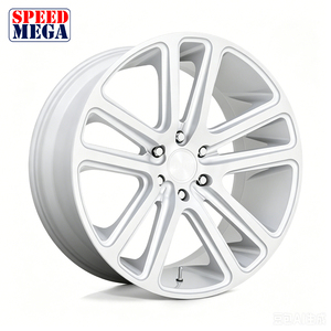 ล้อแม็กซ์ SPEED MEGA สีเงิน สำหรับรถกระบะ SUV อะไหล่แต่ง หน้าเจียร - Product Image 1