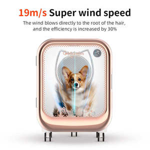 Cabina de Secado para Mascotas de Plástico Ecológico, Moderna, Inteligente, de Lujo, Duradera y de Primera Calidad, con Capacidad para 180L, Diseño Elegante para Dueños de Perros y Gatos - Product Image 3