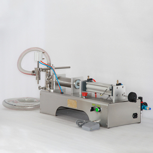 Machine de remplissage pneumatique horizontale Qianxun à buse <span class=keywords><strong>simple</strong></span>/<span class=keywords><strong>double</strong></span>, remplisseuse de précision pour confiture, savon liquide, boissons, sachets - Product Image 3