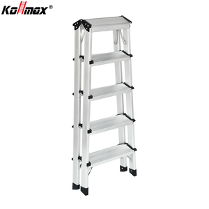 Échelle escamotable en aluminium <span class=keywords><strong>2</strong></span>-8 <span class=keywords><strong>marches</strong></span>, anti-rouille, capacité de charge 150 kg, portable pour la maison et la salle de bain, entretien et bricolage - Product Image 2