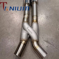 Tuyau d'échappement en acier inoxydable en forme de X et de Z, impression 3D, 2,75 pouces, 3 pouces, 3,15 pouces pour BMW G80 M4