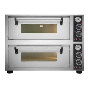 明泰商用SUS304 350度高品质智能数字温控电动比萨烤箱