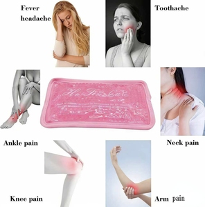 Compresse chaude/froide en gel PVC avec support en peluche douce pour le soulagement des douleurs au genou et à l'épaule, et la récupération des blessures - Vente en gros - Product Image 2