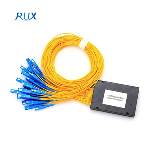 1x2 1x4 1x8 1x16 1x32 1x64 SC UPC ABS hộp mô-đun FTTH sợi quang PLC Splitter - Product Image 3