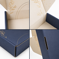 Boîte cadeau personnalisée de luxe en carton pour l'expédition de vêtements, boîte d'emballage pour robes, sous-vêtements, chemises, boîte d'expédition en carton ondulé