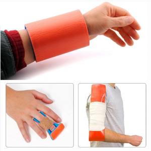 Attelle légère et imperméable pour bras et jambes, pliable, de premiers secours, bandage élastique médical, fracture, confort optimal - Product Image 4