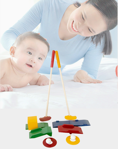 Clubs de golf éducatifs pour enfants ensemble jouets en bois pour bébé en plein air maternelle sport <span class=keywords><strong>cuisine</strong></span> et jouets alimentaires amis des parents et des enfants - Product Image 2