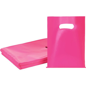 Personalized Custom Logo Name Shopping <strong>Bag</strong> Printed Clothing Packing <strong>Bag</strong> Plastic Carry Die Cut <strong>Bags</strong> - Product Image 6