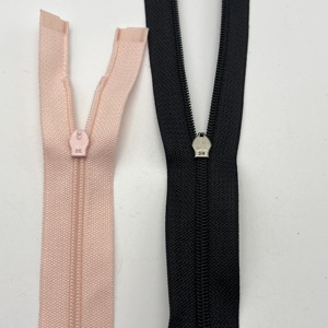 Bán nhà máy trực tiếp của 3 # Nylon mở-kết thúc hai mặt dây kéo với mịn puller không dễ bị gây nhiễu - Product Image 2