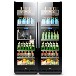 Enfriador de Vino NUELEAD NE-413 con Puertas de Vidrio, Acero Inoxidable, Comercial, para Hotel u Hogar, Control Táctil Digital Inteligente, con 8 Estantes - Product Image 5