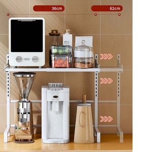 Estante de almacenamiento de cocina escalable de alta calidad, almacenamiento de <span class=keywords><strong>horno</strong></span>, estante de olla arrocera eléctrica de Mesa <span class=keywords><strong>para</strong></span> el hogar - Product Image 4