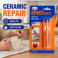 Mastic époxy à forte adhérence, durcissement rapide, imperméable, résistant à la chaleur, réparation facile, polyvalent pour le travail du bois, du métal et du plastique