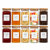 Stoples Penyimpanan Makanan 100ml 250ml 500ml Kedap Udara Wadah Dapur Pengawet Kesegaran untuk Rempah-rempah Teh Kacang Gula Bahan Makanan
