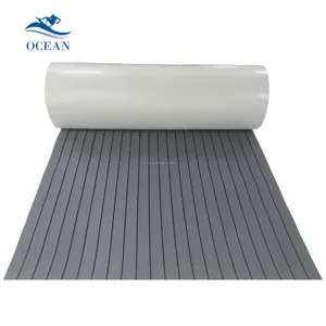 Rouleau de mousse EVA personnalisé en fausse feuille de teck pour terrasse synthétique de yacht 3m de tapis de pont en mer adhésif pour yacht marin tapis de bateau revêtement de sol pour bateau