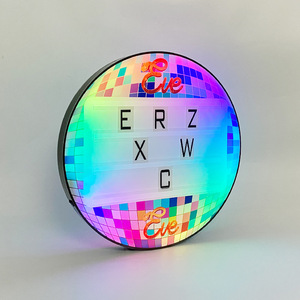 Illuminated Handheld Sign Rectangle <b>LED</b> <b>Light</b> <b>Box</b> Text Display Cheering Props for Bars KTVs - Product Image 2