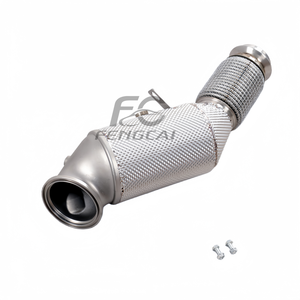 Tubo de Escape Aislado de Acero Inoxidable para BMW Serie 3 F30 F35 316i/ 318i/ 320i/ 328i/ 330i B48 N20 con Catalizador - Product Image 2