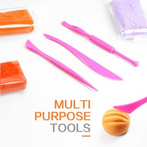 Ensemble de 24 couleurs d'argile mousseuse et d'argile super légère avec 3 outils de sculpture pour enfants et adultes, artisanat manuel DIY, modélisation - Product Image 2