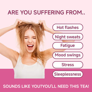 Cinese a base di erbe Private Label menopausa tè naturale piante ed erbe senza additivi ormone equilibrio del tè con vitamine - Product Image 3