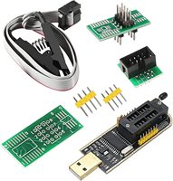 Programador USB EEPROM Flash Bios Ch341 con Clip Soic8 Clip+1.8V Adaptador de Memoria Flash Spi Kit de Grabación