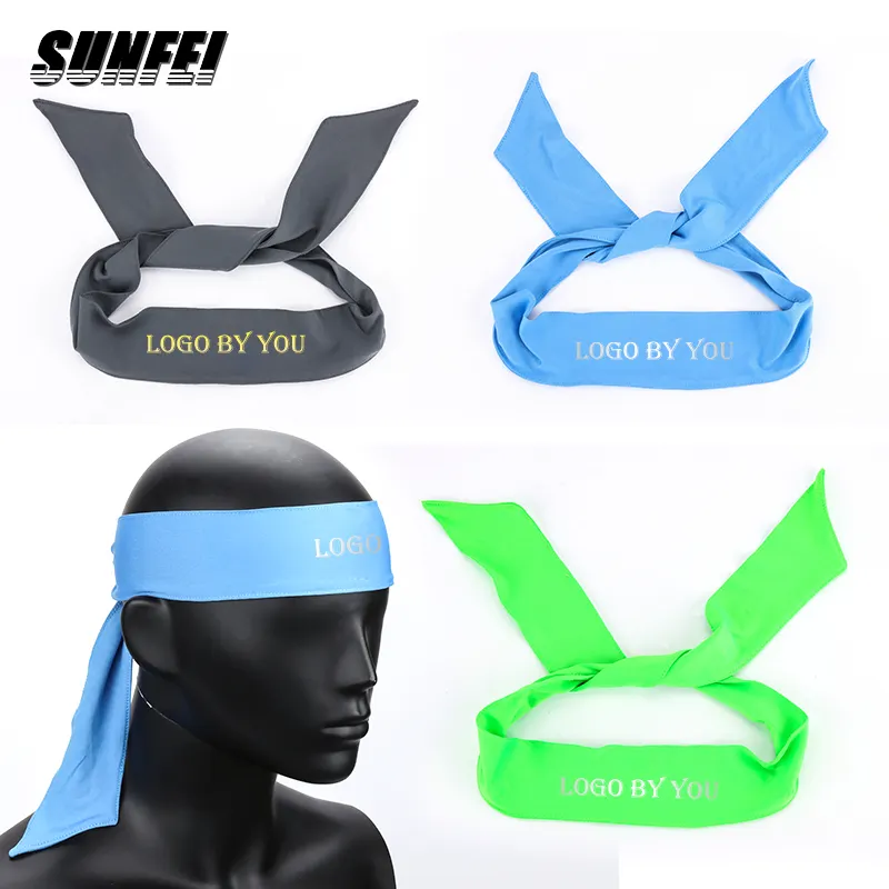 Sunfei Naruto Hoofdband Junk Sport Yoga Elastische Hoofdband Tie Custom Logo Gedrukt Ninja Zweetband Game Hoofdband