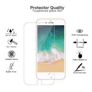 Ycymo 3 Pack para el <span class=keywords><strong>iPhone</strong></span> 6 <span class=keywords><strong>7</strong></span> 8 11 Protector de pantalla de vidrio templado con aplicador bandeja - Product Image 3