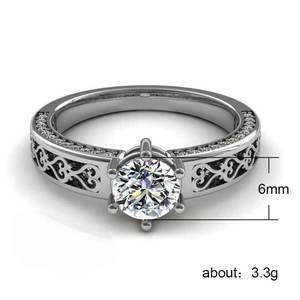 Anello con motivo a cuore per donna, tono argento, minimalista, elegante, da indossare ogni giorno, accessori moda - Product Image 5
