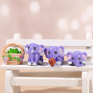 Adorno Creativo de Resina con Forma de <span class=keywords><strong>Elefante</strong></span> para Decoración <span class=keywords><strong>del</strong></span> Hogar, Jardín, Mesa de Arena, Micropaisaje DIY - Product Image 3