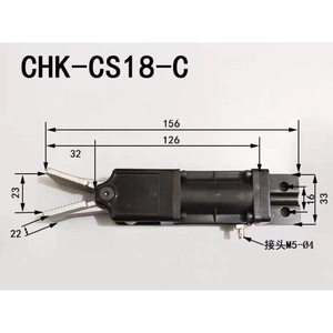 Accessoires pour bras robotique industriel STAR Serre-goujons Cylindre pneumatique Actionneur CHK-CM18III-K CHK-CM22II pour machines - Product Image 4