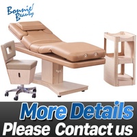 Table de massage électrique à dossier réglable avec éponge haute densité pour hôtel, salle de sport, salon - Mobilier de salon moderne 4 moteurs