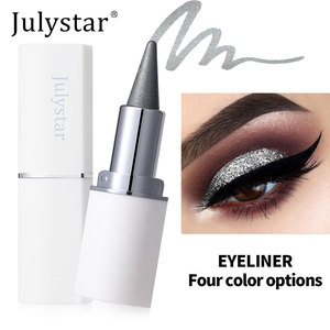 Crayon Eyeliner Crème Métallique Argenté Fumé Mat Brun Noir Soyeux Lisse Pointu Solide Gel Crayon Eyeliner Imperméable Maquillage - Product Image 4