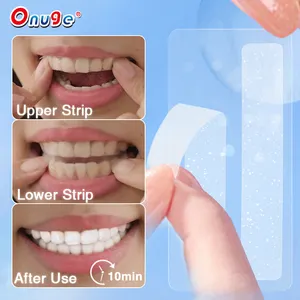 100% QA/ QC Process 4th Gen Tooth Whiting Sticker OEM Dissolving Teeth Whitening Strips Instant