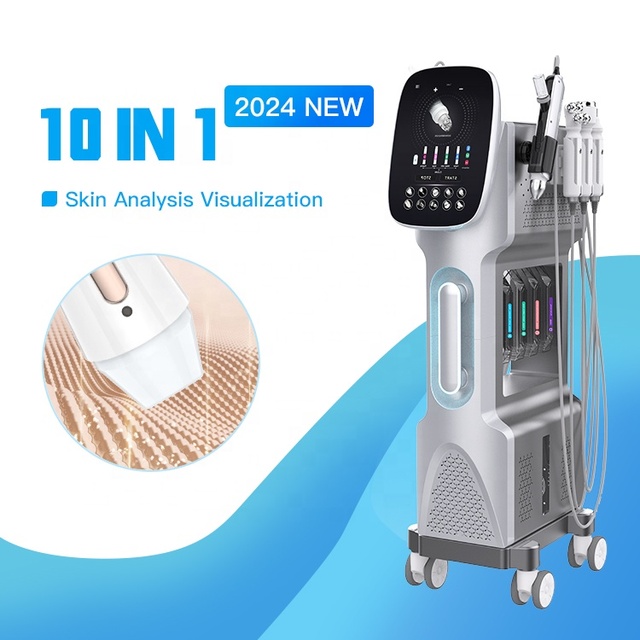 NewFace 2023 CE Best Hydra Machine 9 in 1 H2o2 Nano Introduction Aqua Peel Hydrodermabrasion Facial Beauty Hydration Equipment