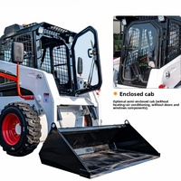 Attaches multifonctionnelles pour chargeuse compacte à direction pivotante avec attache rapide pour l'agriculture