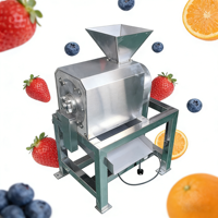 Industriële fruitpulper van hoogwaardig roestvrij staal voor efficiënte extractie van mangopulp en passievruchten