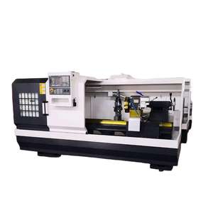 Zware uitvoering CK6160 automatische vlakbed horizontale CNC-draaibank met enkele spindel GSK/FANUC-besturing - Product Image 1